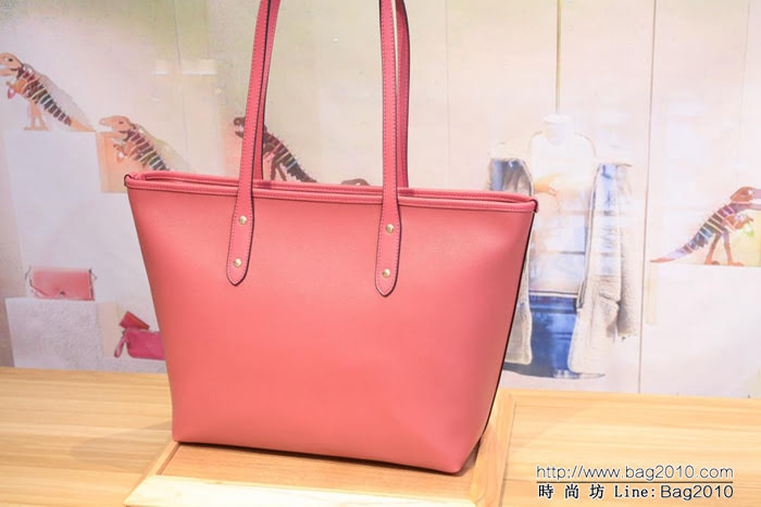 COACH蔻馳 全皮包 原單級別 頭層牛皮 Coach全皮購物袋 37266  Chz1385